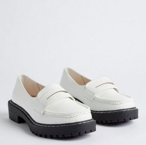 Torrid White Platform Loafers